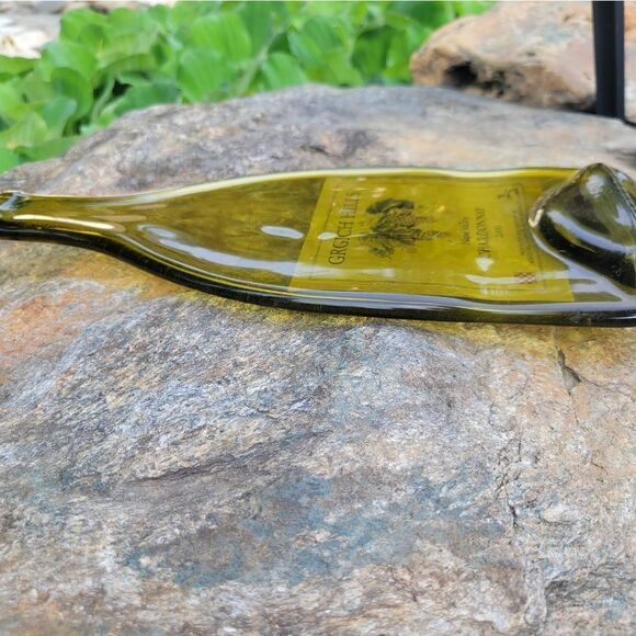 Pressed Glass Wine Bottle - Picture 8 of 8